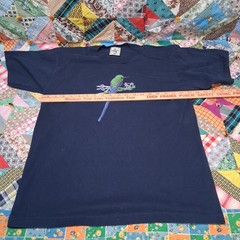 Vintage 2001 Alore Hummingbird T-Shirt Men’s Medium Navy Blue Made in USA