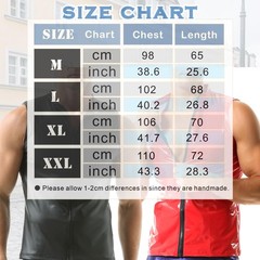 Men’s Faux Leather Vest Undershirt Sleeveless Tank Top Zipper Stand Collar Sh…
