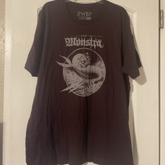 RWBY ROOSTER TEETH MONSTRA T SHIRT SIZE 2XL