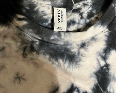 WEIV Los Angeles Tie Die T Shirt XXL Blue & White Preowned In Good Condition