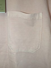 Goodfellow & Co Mens Sz Large Crew Neck Long Sleeve Shirt Pink w/Pocket. NWT.