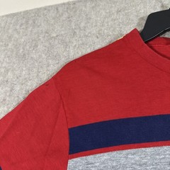 Vintage 70s Hang Ten Striped Shirt Small? Red Surfer Cotton Distressed