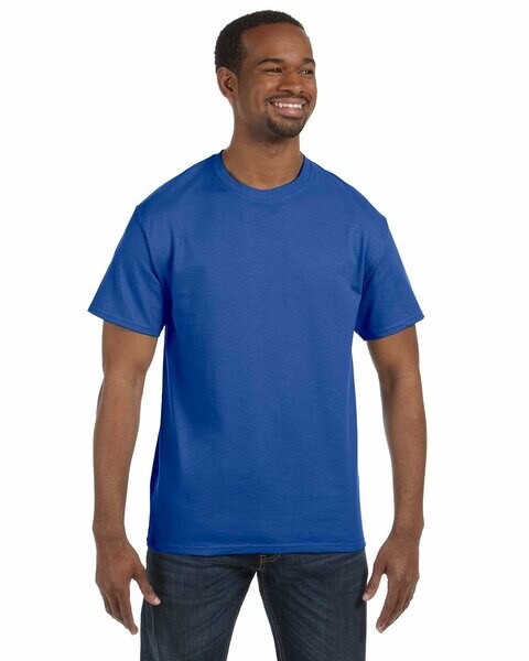 Jerzees Men’s 5.6oz 50/50 Dri Power Tee, 5XL, Royal Blue Sublimation DTF Vinyl