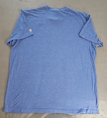 Homage NBA New York Knicks Logo Blue Tri-Blend Ultra-Soft T-Shirt Mens Size 3XL