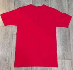 Vintage Champion Logo T-shirt Men’s Size Small Tee Red T-shirt 100% Cotton