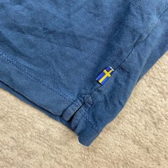Fjallraven Shirt Small Blue Preppy Performance Casual Hiker Trekker Outdoors Men