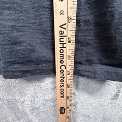 Vince XL Black Henley Long Sleeve Tee Minimalist Quiet Luxury Modern Classic