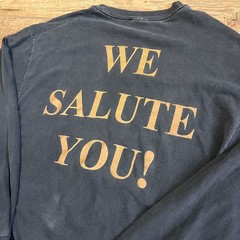 AC/DC Vtg 1999 Faded For Those About To Rock Long Sleeve Tee Shirt We Salute You