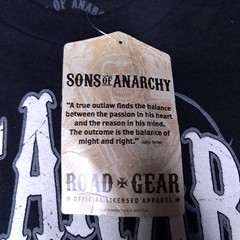 Y2k Sons Of Anarchy SOA T-shirt Mens Small “No Rules No Masters” Samcro Reaper