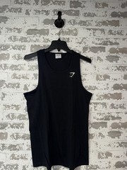 NEW! GYMSHARK CRITICAL TANK TOP – SLIM FIT – BLACK – SIZE SMALL