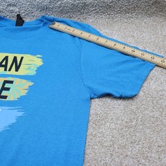 District San Diego California Surf Graphic T-Shirt Blue Size M