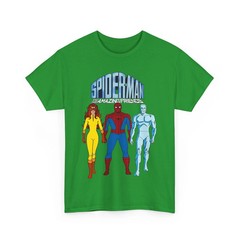 Spider-Man & His Amazing Friends T-Shirt – Firestar, Iceman – Marvel TV Cartoon