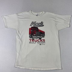 Vintage 90s Mack Trucks Beam Mack Ford Built Tough Mens 2XL