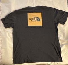 The North Face Men’s XL/TG Big & Tall Gray Graphic Logo T-Shirt Classic Fit