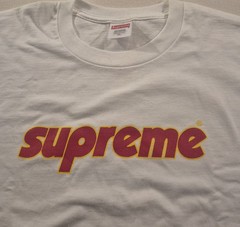 Supreme Pinline Tee White SS24 Logo T-Shirt Men’s Size Xl NWOT