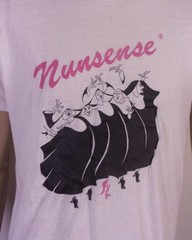 vintage 80s Nunsense Broadway Musical T-Shirt single stitch soft thin SZ L