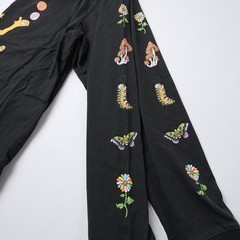 Teddy Fresh Brian Blomerth Shirt Mens Medium Black Long Sleeve Juggler Critters