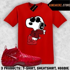 Shirt To Match Foamposite Pro Gym Red 2026 Sneaker Matching Tee Joe Cool T-Shirt