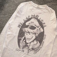 Gorillaz Murdoc Graphic Tee White T-Shirt Size S