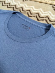 UNTUCKit Saxum Men’s Blue Solid Crew Neck Short Sleeve T-Shirt XXXL 30088