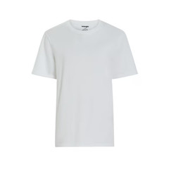 Wrangler Men 6 Pack Cotton Stretch Crew Neck Undershirts White Tee Shirts Size L