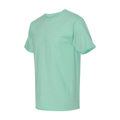 Hanes 5250 Authentic-T Unisex T-Shirt Clean Mint Crew Neck Short Sleeve NEW