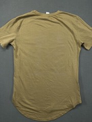 Chill Vibes Faction T Shirt Adult M Med Brown Palm Tree Side Zippers Graphic Men