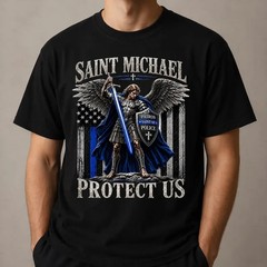 St Michael Police Patron Saint” | Saint of Police Officers shirt