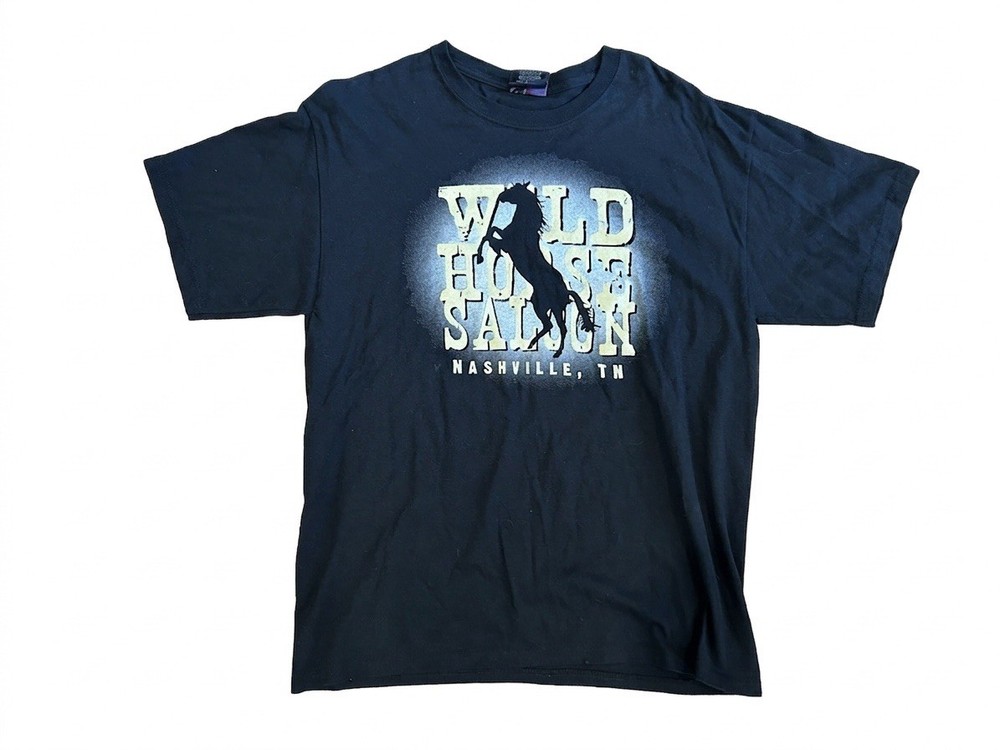 Wildhorse Saloon Nashville TN T Shirt Mens Large L Black MV Sport Graphic Tee