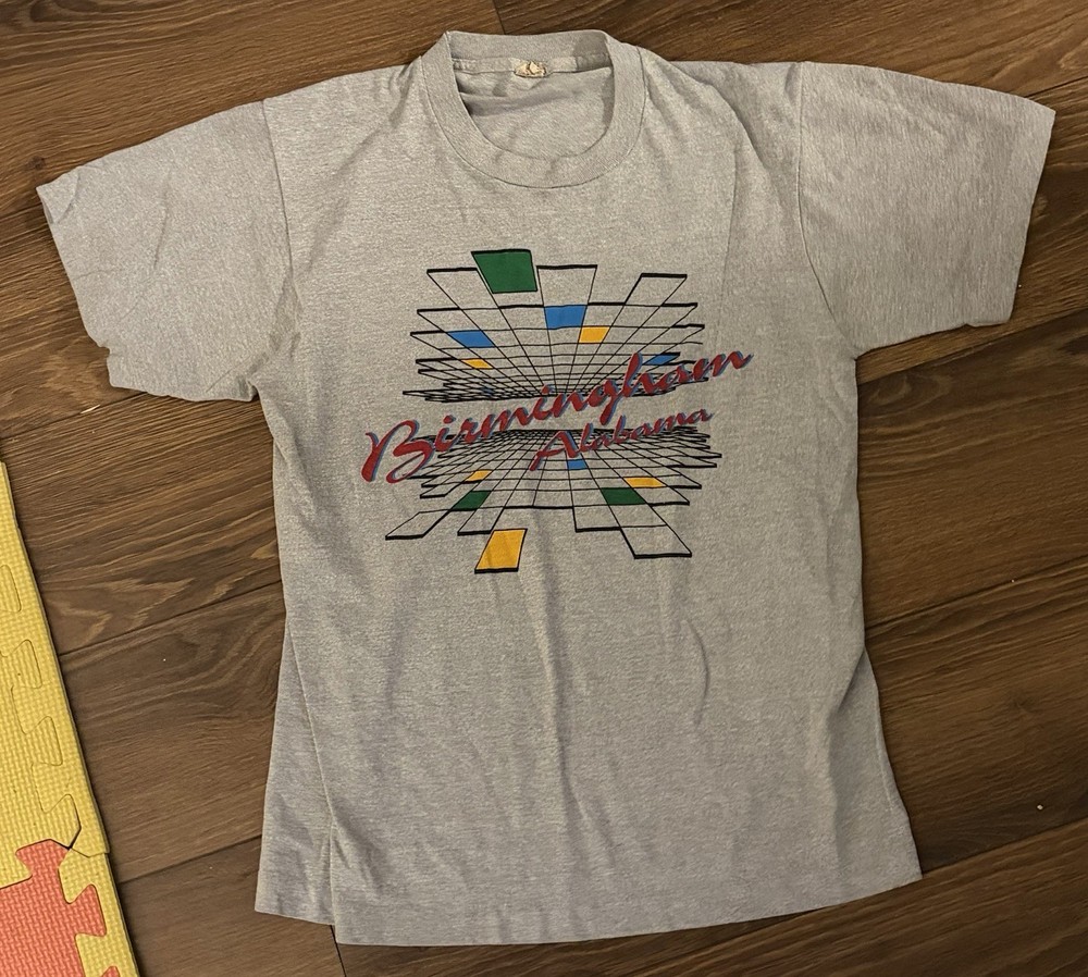 Vintage Screen Birmingham Alabama Single Stitch T-Shirt Medium AL Deep South M
