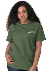 Gill McFinns Striped Bass Angler Fishing Womens or Mens Crewneck T Shirt Tee
