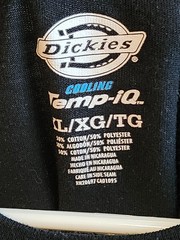 DICKIES PERFORMANCE COOLING TEMP-IQ SHORT SLEEVE SZ.XL