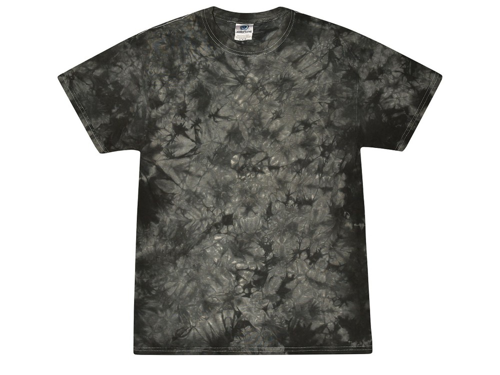 Tie Dye Crystal Black T-Shirts S M L XL 2XL 3XL Cotton Colortone