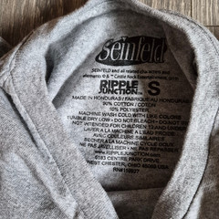 Ripple Junction Seinfeld Classic Lineup T-Shirt Heather Gray Size S