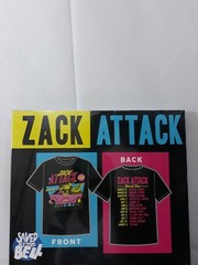 Saved By The Bell Zack Attack Live World Tour 1990’s TV Show Adult T-shirt Open