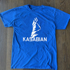 Kasabian Band Logo Blue Shirt Full size S-5XL unisex T131