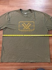 Vortex Optics Trigger Press Short Sleeve T-Shirt Mens 3XL Olive Army Green