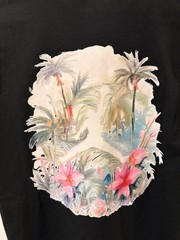 NIKE AIR JORDAN TEE T SHIRT BLACK IB7520-010 Floral Tropical Men’s S NWT