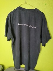 Y2K Shirt Skull Cross Bones Pirate Mastagni Law Beefy Fortuna Iuvat Audacem