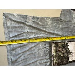 Liquid Blue Led Zeppelin IV Man With Sticks Tie Dye T-Shirt Mens 2XL Gray Rock