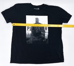 The Punisher Marvel Shirt Adult Extra Large Black Graphic T-Shirt Comic TV