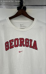 Nike Georgia Bulldogs Center Swoosh Shirt Men’s XL White Red