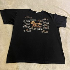 Motorcycle Shirt Men XL Black Graphic Lightweight Workout Streetwear Gym Tee