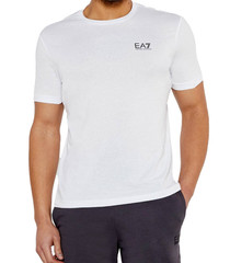 Emporio Armani White Men’s cotton T-Shirt EA stripe print ,Size M*L*XL*2XL*3XL