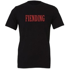 FIEND BMX FIENDING T-SHIRT BLACK ODYSSEY CULT FIT LEWIS MILLS