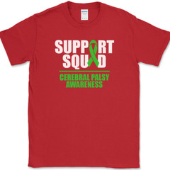 SUPPORT SQUAD Cerebral Palsy Awareness T-Shirt Fund Raiser Group Tee