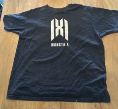 Monsta X Adult Shirt K-Con K-pop Band Music Rock Tour Tee Size xl