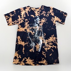 Pink Trustfall Tour Graphic T-Shirt Bleach Wash Black Small Concert Merch