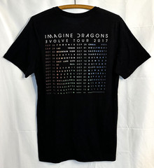 Imagine Dragons 2017 Evolve Tour Men’s Large Black S/S Concert T-Shirt Tee