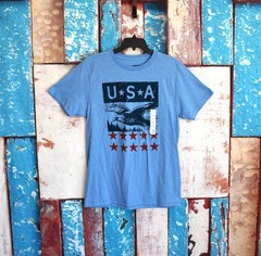 Men’s Sonoma Elbow T-Shirt Short Sleeve Crew Neck MEDIUM Light Blue Heather NEW